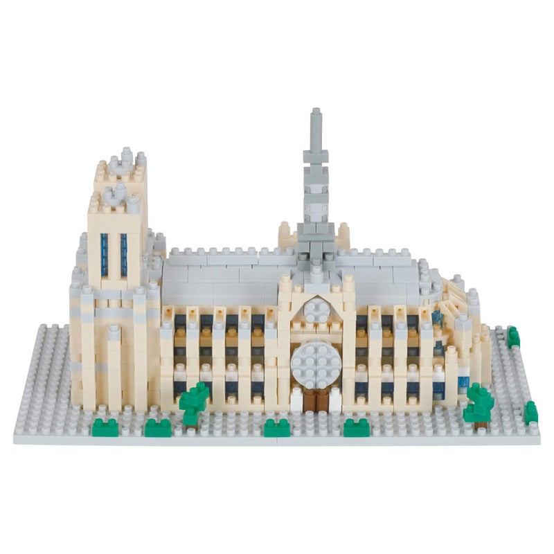 Nanoblock نانوبلوك - المباني الشهيرة عالميًا - كاتدرائية نوتردام، مجموعة بناء معالم سياحية - Image 5